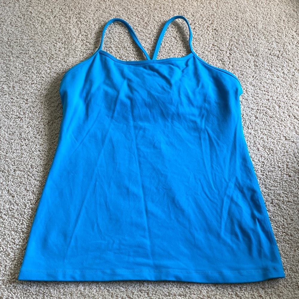 Turquoise Blue Racerback Lululemon Tank Top